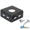 A & I Products Bracket, Black Metal, W/ Mount Screws, For Round Rocker Switches W/ 15/16" Dia Mount 3" x5" x1" A-RSB1516 - alternate 2